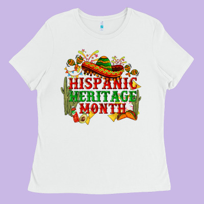 National Hispanic Heritage Month Ladies Tee Designed By Bundleandbundleshop