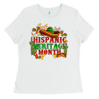 White national hispanic heritage month Ladies Tee - BundleAndBundleShop