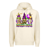Tofu mardi gras with gnomies Premium Hoodie - HowdyJamesFarm