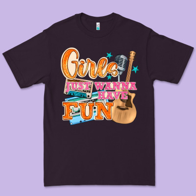 Girls Just Wanna Have Fun Premium Tee Designed By Nancycooperartshop