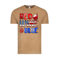 Vintage Camel red wine and blue Vintage Tee - MaliasSmallBusiness
