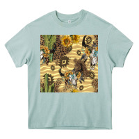 Arona aztec bull skull Heavy Core Tee - BundleAndBundleShop