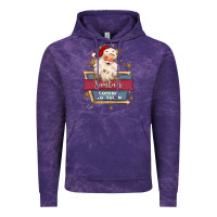 Cloud Purple santa's coming to town Vintage Hoodie - MaliasSmallBusiness