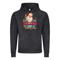 Vintage Black santa's coming to town Vintage Hoodie - MaliasSmallBusiness