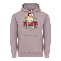 Vintage Zinc santa's coming to town Vintage Hoodie - MaliasSmallBusiness