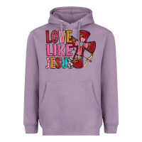 Lavender love like jesus Heavyweight Hoodie - OliviaCreatesArt