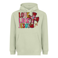Matcha love like jesus Heavyweight Hoodie - OliviaCreatesArt