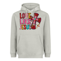 Moon Dust love like jesus Heavyweight Hoodie - OliviaCreatesArt