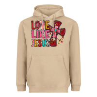 Mushroom love like jesus Heavyweight Hoodie - OliviaCreatesArt
