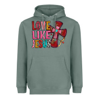 Sage love like jesus Heavyweight Hoodie - OliviaCreatesArt