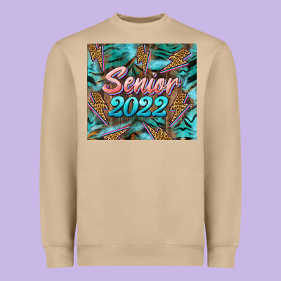 Senior 2022 Tumbler Heavyweight Sweatshirt Designed By Barkaloodesign