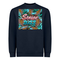 Navy senior 2022 tumbler Heavyweight Sweatshirt - BarkalooDesign