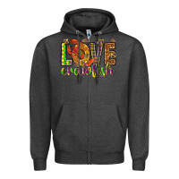 Charcoal Heather Mardi Gras love Crawfish Zipper Hoodie - HowdyJamesFarm