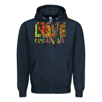 Navy Mardi Gras love Crawfish Zipper Hoodie - HowdyJamesFarm