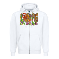 White Mardi Gras love Crawfish Zipper Hoodie - HowdyJamesFarm