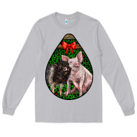 Moon Dust christmas pig Long Sleeve Tee - LillyAllenDesigns