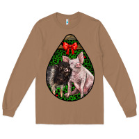 Toasted Coconut christmas pig Long Sleeve Tee - LillyAllenDesigns