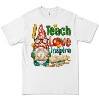 White gnome teach love inspire Premium Tee - NancyCooperArtShop