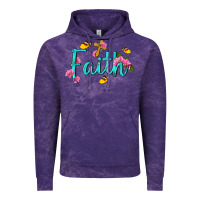 Cloud Purple faith with flower and butterfly Vintage Hoodie - NancyCooperArtShop