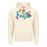 Vintage Artic faith with flower and butterfly Vintage Hoodie - NancyCooperArtShop