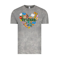 Cloud Rock teacher heart Vintage Tee - NancyCooperArtShop