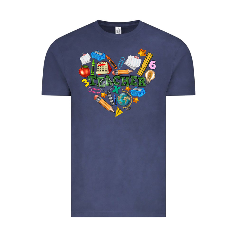Teacher Heart Vintage Tee by NancyCooperArtShop | Teevron