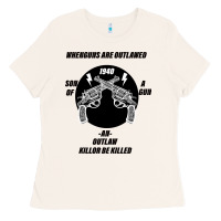 Bone Guns - When guns are outlawed I'll be outlaw Ladies Tee - Bettercallsaul