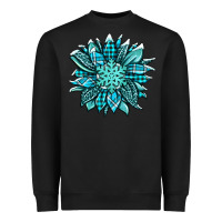 Black winter sunflower Heavyweight Sweatshirt - Jasminsmagicworld