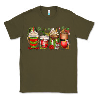 Army Green elf coffee cups Classic Tee - MaliasSmallBusiness