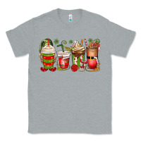 Heather Grey elf coffee cups Classic Tee - MaliasSmallBusiness