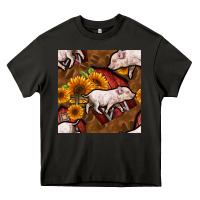 Asphalt pig and barn Heavy Core Tee - BundleAndBundleShop