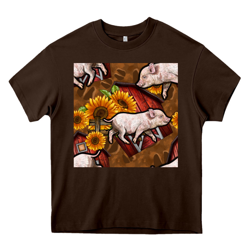 Pig And Barn Heavy Core Tee by BundleAndBundleShop | Teevron