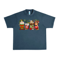 Midnight Navy elf coffee cups Urban Heavy Tee - MaliasSmallBusiness
