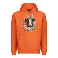 Carrot Happy Easter Cow Easter Day Premium Hoodie - CowGirlArtShop