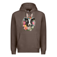 Coffee Happy Easter Cow Easter Day Premium Hoodie - CowGirlArtShop