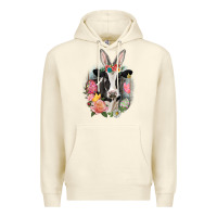 Sandshell Happy Easter Cow Easter Day Premium Hoodie - CowGirlArtShop