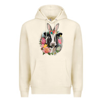 Tofu Happy Easter Cow Easter Day Premium Hoodie - CowGirlArtShop