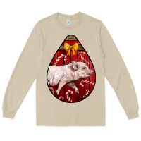 Mushroom christmas pig Long Sleeve Tee - LillyAllenDesigns