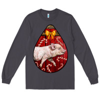 Smoke christmas pig Long Sleeve Tee - LillyAllenDesigns