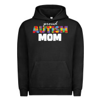 Pigment Black LIL Autism Mom Urban Hoodie - CowhideDigitalArt