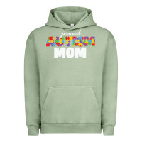 Pigment Oil Green LIL Autism Mom Urban Hoodie - CowhideDigitalArt