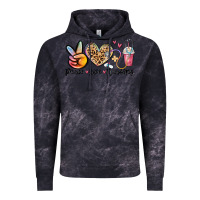 Cloud Black peace love nursing Vintage Hoodie - MaliasSmallBusiness