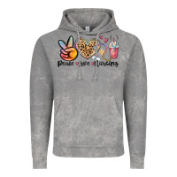 Cloud Rock peace love nursing Vintage Hoodie - MaliasSmallBusiness