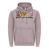 Vintage Zinc peace love nursing Vintage Hoodie - MaliasSmallBusiness