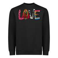 Black our lady of guadalupe love Heavyweight Sweatshirt - Jasminsmagicworld