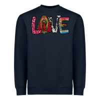 Navy our lady of guadalupe love Heavyweight Sweatshirt - Jasminsmagicworld