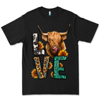 Black love long haired cow Premium Tee - Jasminsmagicworld