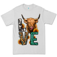 Dove Grey love long haired cow Premium Tee - Jasminsmagicworld