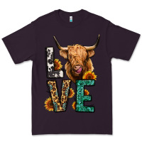 Plum love long haired cow Premium Tee - Jasminsmagicworld