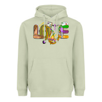 Matcha love nurse mardi gras Heavyweight Hoodie - OliviaCreatesArt